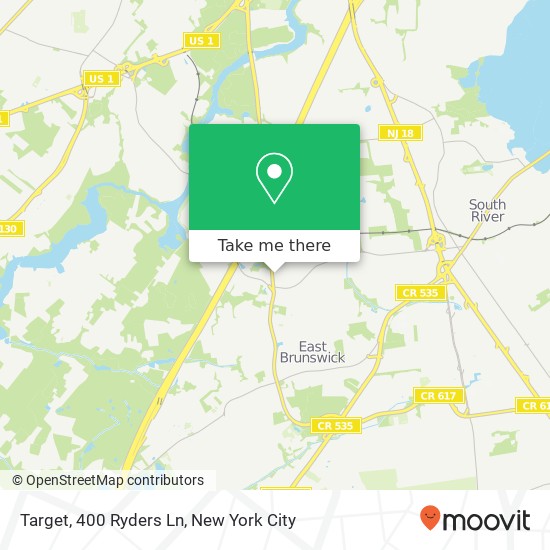 Target, 400 Ryders Ln map