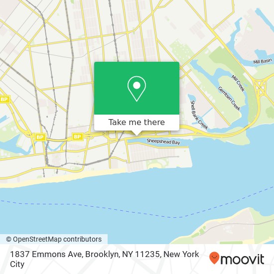 1837 Emmons Ave, Brooklyn, NY 11235 map