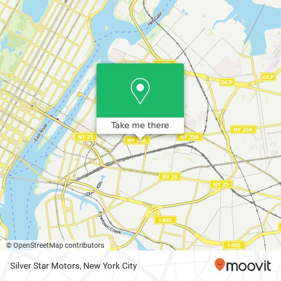 Silver Star Motors, 36-11 Northern Blvd map