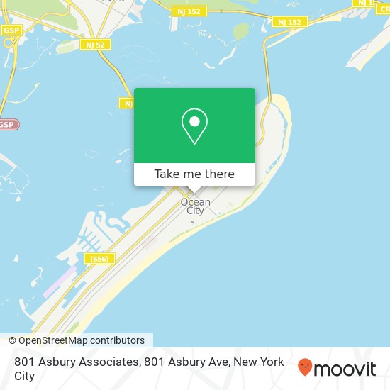 Mapa de 801 Asbury Associates, 801 Asbury Ave