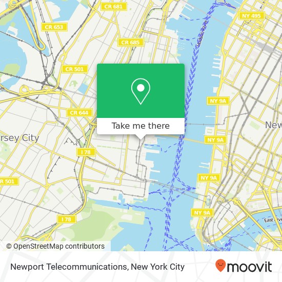 Mapa de Newport Telecommunications