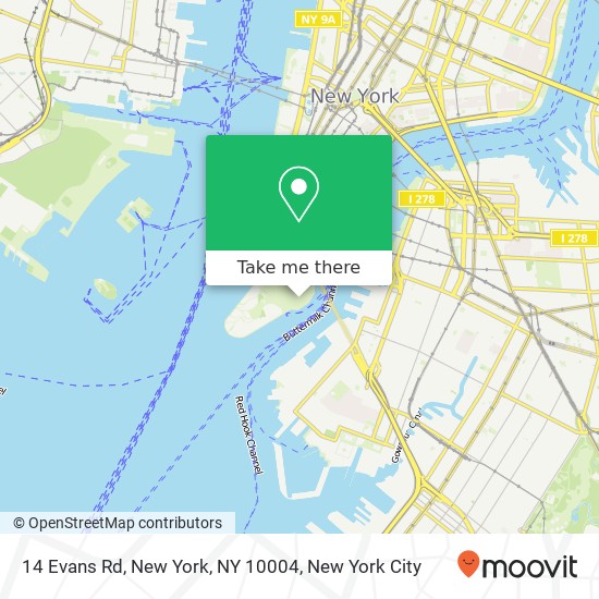 14 Evans Rd, New York, NY 10004 map