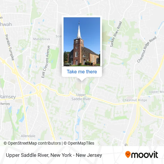 Upper Saddle River map