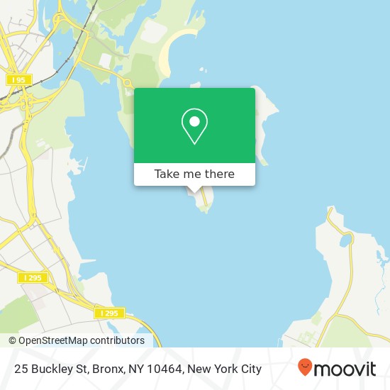 Mapa de 25 Buckley St, Bronx, NY 10464