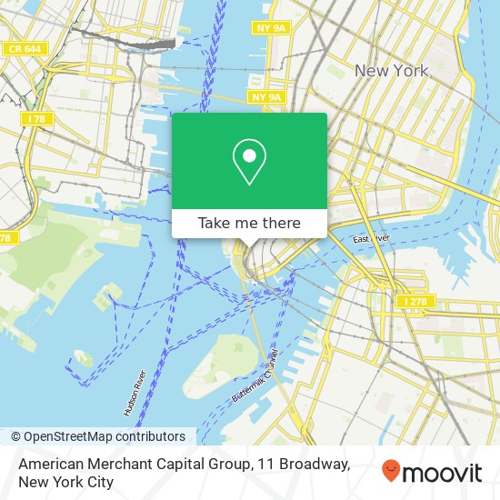 American Merchant Capital Group, 11 Broadway map