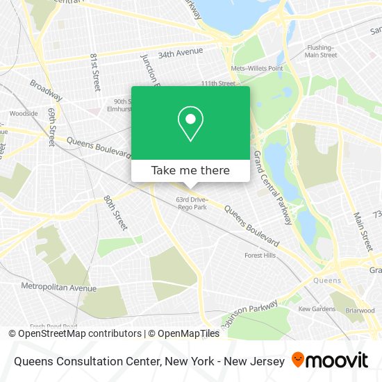 Queens Consultation Center map