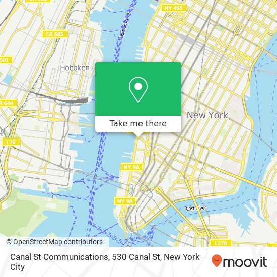 Canal St Communications, 530 Canal St map