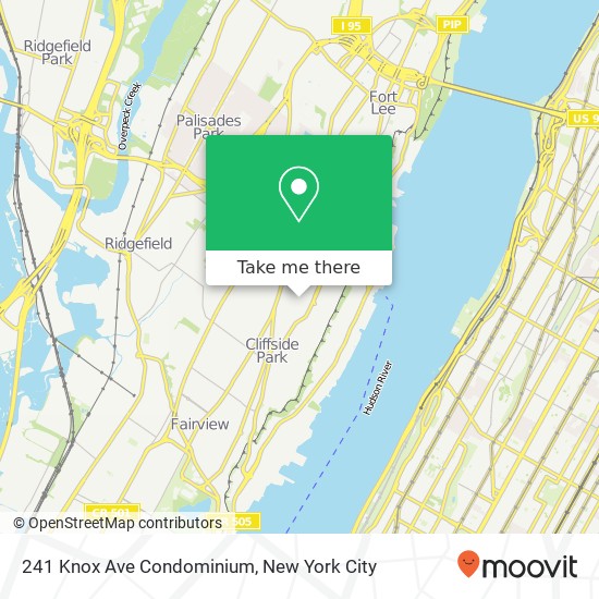 Mapa de 241 Knox Ave Condominium