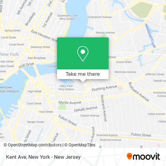 Mapa de Kent Ave