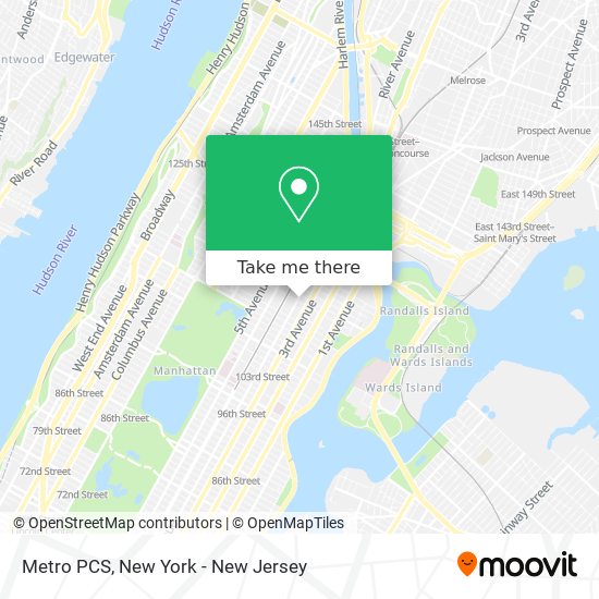 Metro PCS map