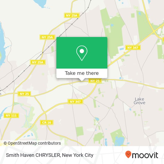 Mapa de Smith Haven CHRYSLER, 794 E Jericho Tpke