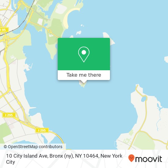 Mapa de 10 City Island Ave, Bronx (ny), NY 10464