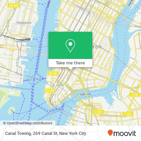 Mapa de Canal Towing, 269 Canal St