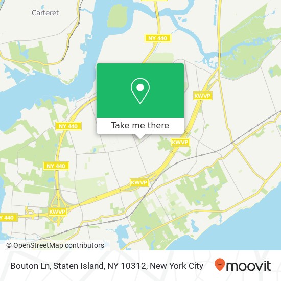 Mapa de Bouton Ln, Staten Island, NY 10312