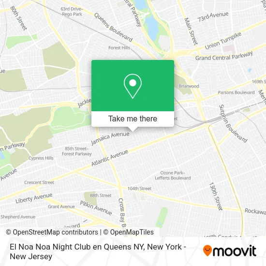 El Noa Noa Night Club en Queens NY map