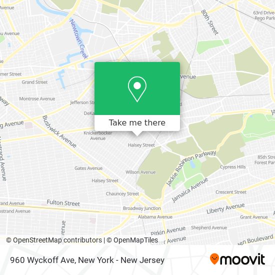 960 Wyckoff Ave map