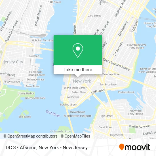 DC 37 Afscme map