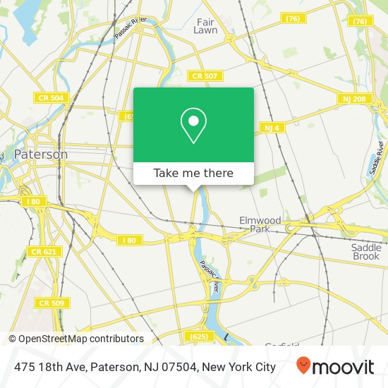 475 18th Ave, Paterson, NJ 07504 map