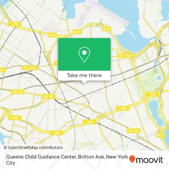 Mapa de Queens Child Guidance Center, Britton Ave