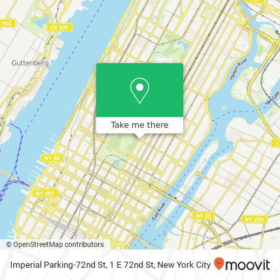 Imperial Parking-72nd St, 1 E 72nd St map