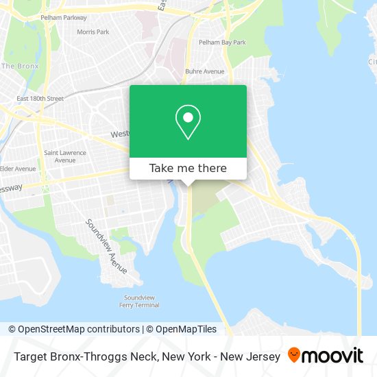 Target Bronx-Throggs Neck map