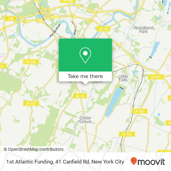 1st Atlantic Funding, 41 Canfield Rd map