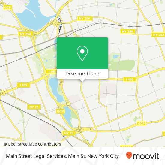 Main Street Legal Services, Main St map