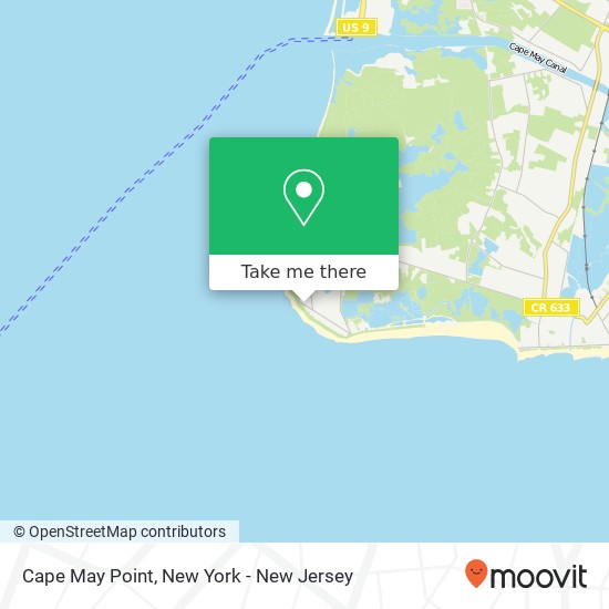 Cape May Point map