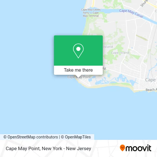 Cape May Point map