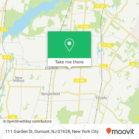 111 Garden St, Dumont, NJ 07628 map