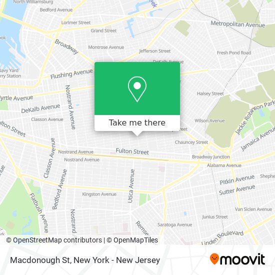 Mapa de Macdonough St