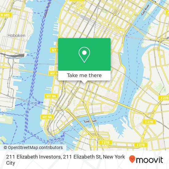 211 Elizabeth Investors, 211 Elizabeth St map