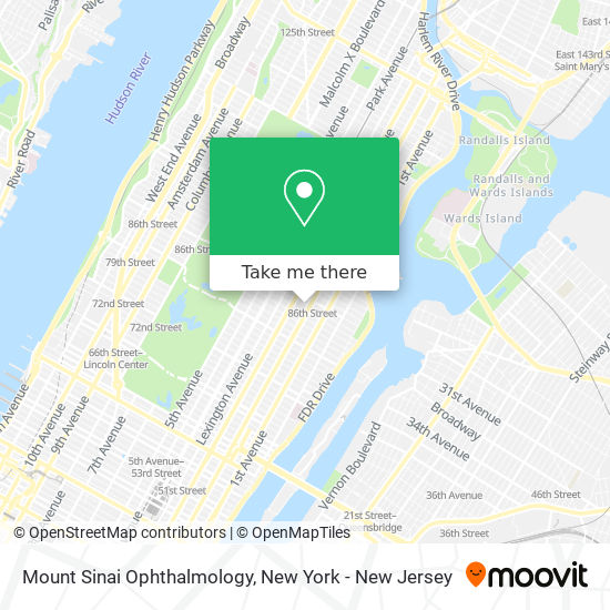 Mapa de Mount Sinai Ophthalmology