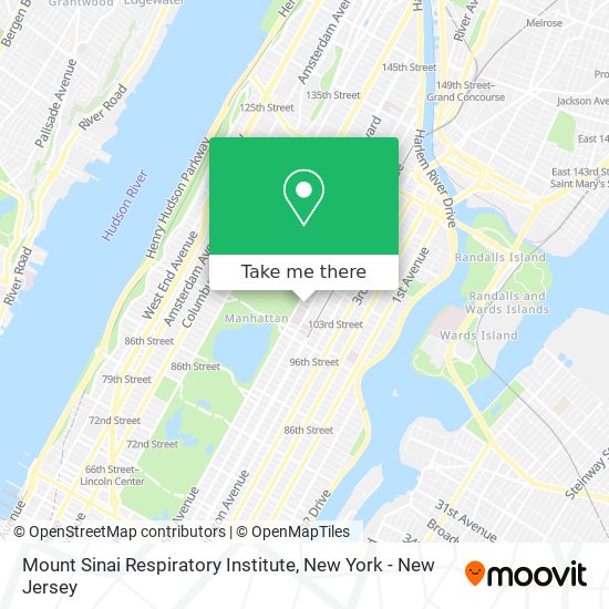 Mount Sinai Respiratory Institute map