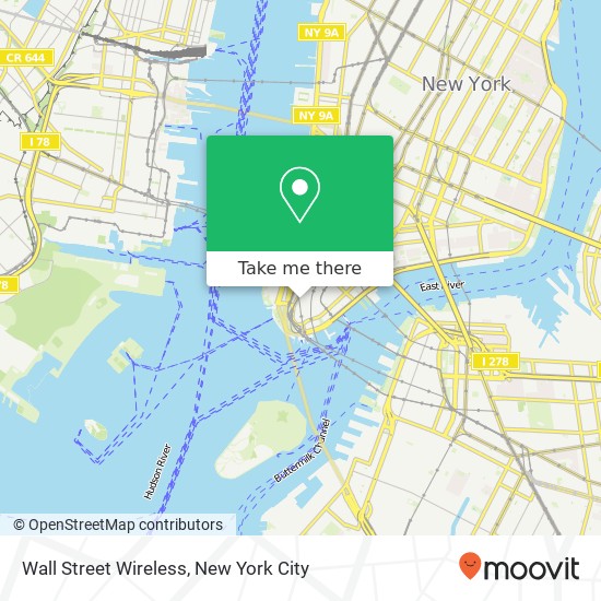 Wall Street Wireless map