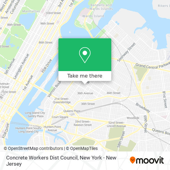 Concrete Workers Dist Council map