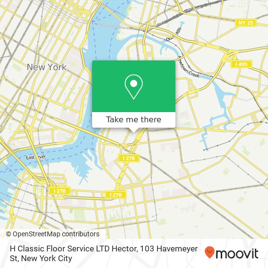 Mapa de H Classic Floor Service LTD Hector, 103 Havemeyer St