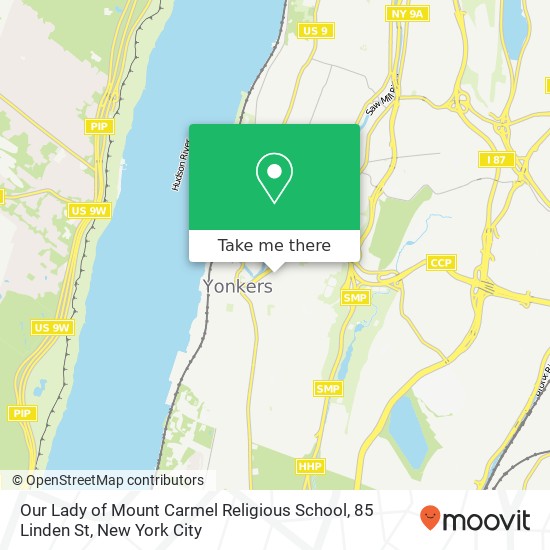 Mapa de Our Lady of Mount Carmel Religious School, 85 Linden St
