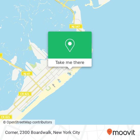 Mapa de Corner, 2300 Boardwalk