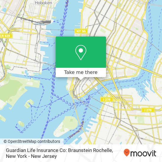 Mapa de Guardian Life Insurance Co: Braunstein Rochelle