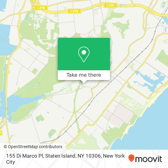 155 Di Marco Pl, Staten Island, NY 10306 map