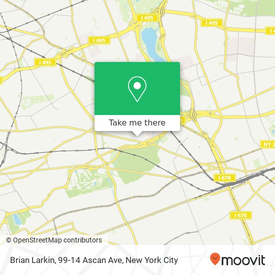 Mapa de Brian Larkin, 99-14 Ascan Ave