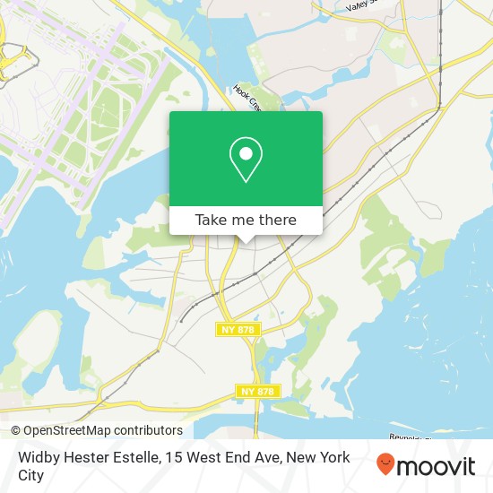 Mapa de Widby Hester Estelle, 15 West End Ave