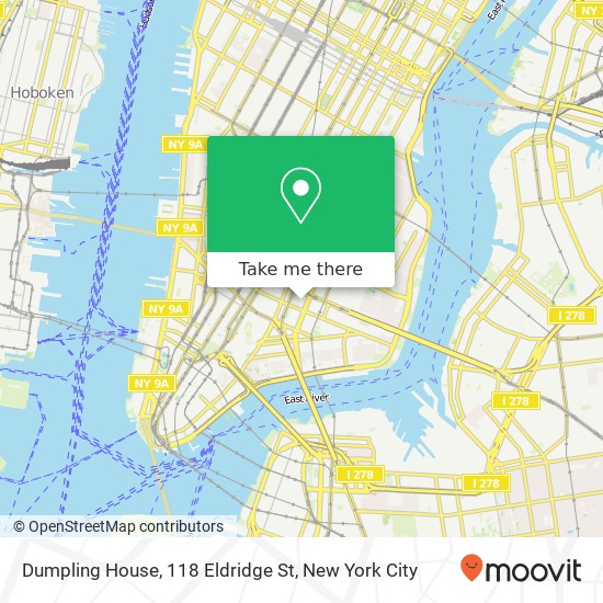 Dumpling House, 118 Eldridge St map