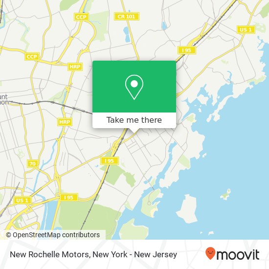 New Rochelle Motors map