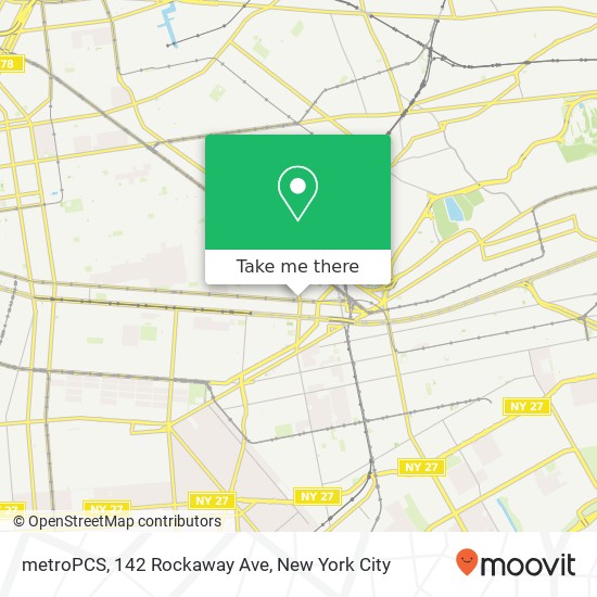 metroPCS, 142 Rockaway Ave map