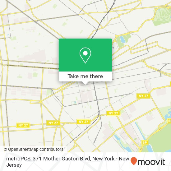 Mapa de metroPCS, 371 Mother Gaston Blvd