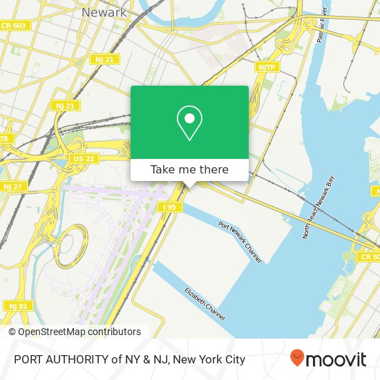 PORT AUTHORITY of NY & NJ, 260 Kellogg St map