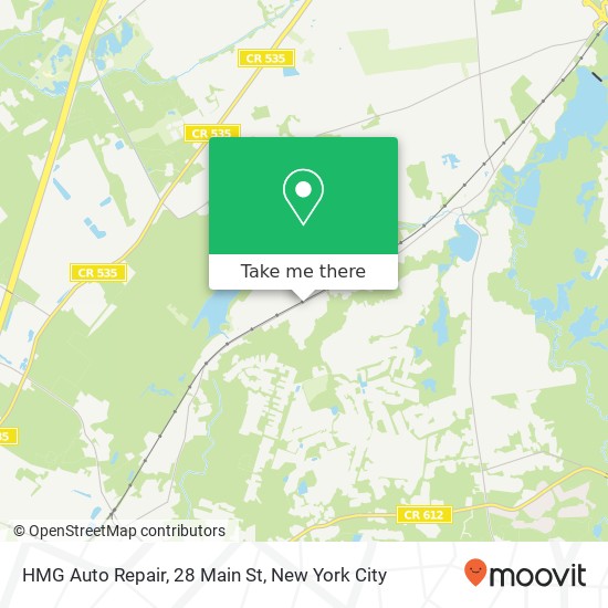 Mapa de HMG Auto Repair, 28 Main St