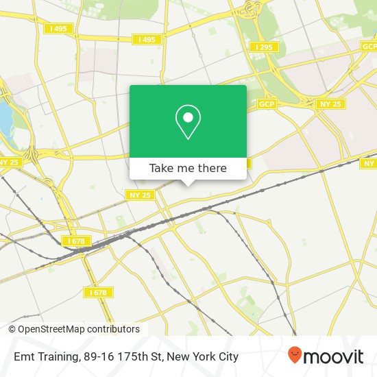 Mapa de Emt Training, 89-16 175th St